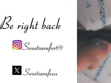 Freechat sweetsarafoxxx on Chaturbate