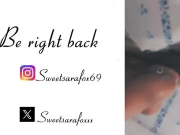 Freechat sweetsarafoxxx on Chaturbate