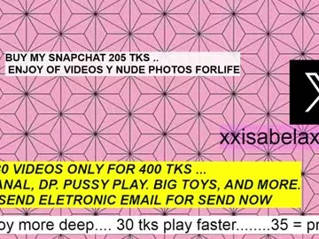 Freechat xxisabelaxxx on Chaturbate