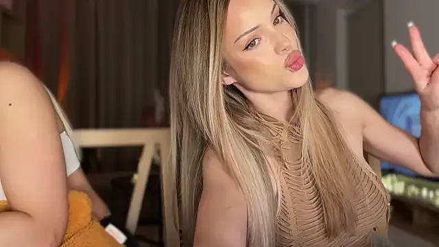 StripChat Julia_RL is Freechat Julia_RL — 2 girls wear sexy lingerie